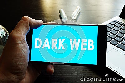 Dark Web. Stock Photo