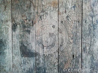 Planks of rustic wood with dark brown tones. Stock Photo