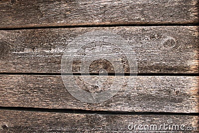 Dark wooden table surface background with wood texture and gaps between planks Stock Photo