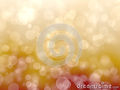 Dark yellow abstract background with bokeh Stock Photo