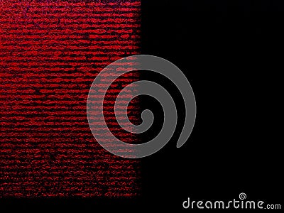 Darkened red-black background with a combination of two textures.II Stock Photo