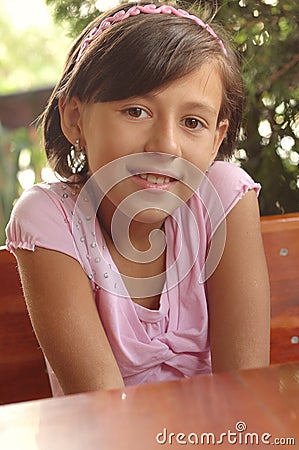 Darling little girl Stock Photo