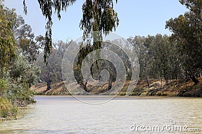 Darling River Bourke NSW Stock Photo