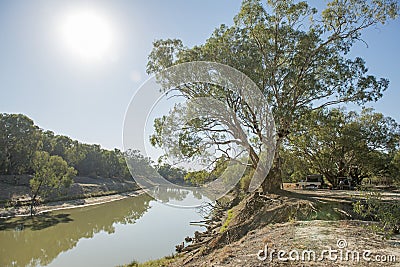The Darling river Stock Photo