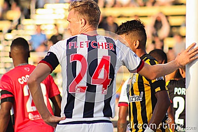 Darren Fletcher, West Bromwich Albion Editorial Stock Photo