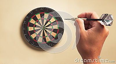 Dart board Stock Photo