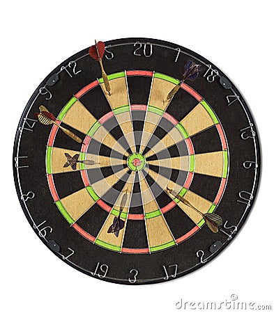 Dart Board Stock Photo