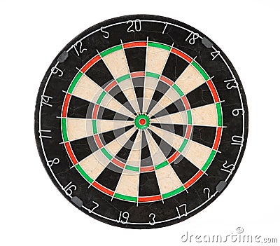 Dart board Stock Photo