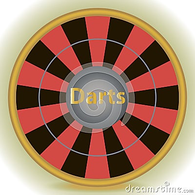 Dart Target Stock Photo