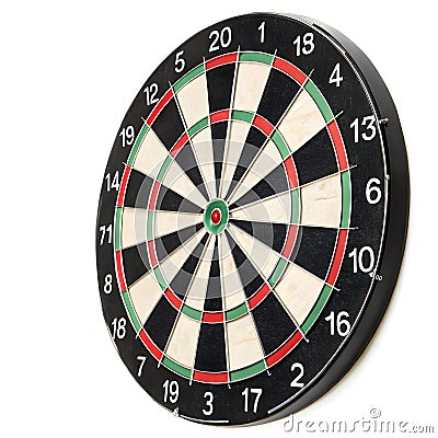 Dartboard goal concept icon isolated on white background Stock Photo