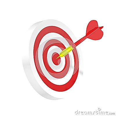 Darts symbol of strategy or business success Stock Photo
