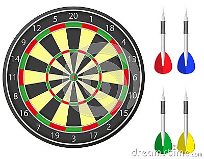 Darts vector illustration Vector Illustration