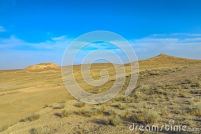 Darvaza Gas Crater Pit 03 Stock Photo