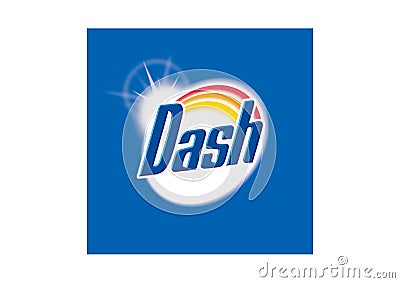 Dash Logo Editorial Stock Photo