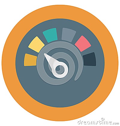 Dashboard Isolated Color Vector icon that can be easily modified or edit Vector Illustration