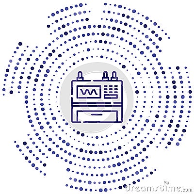 dashboard vector icon. dashboard editable stroke. dashboard linear symbol for use on web and mobile apps, logo, print media. Thin Vector Illustration