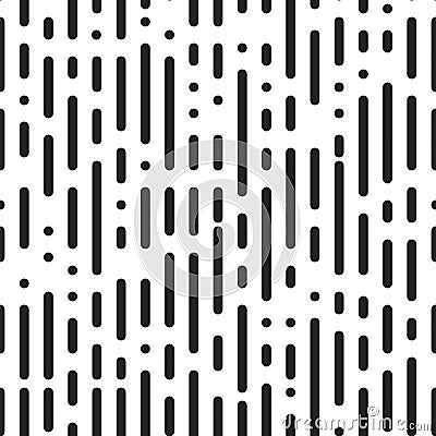 Dashed line texture. Vector Illustration