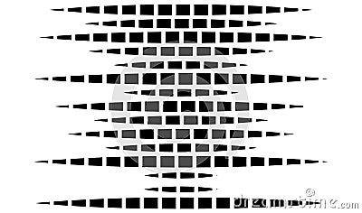 Dashed random straight parallel lines geometric element Vector Illustration