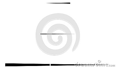 Dashed random straight parallel lines geometric element Vector Illustration