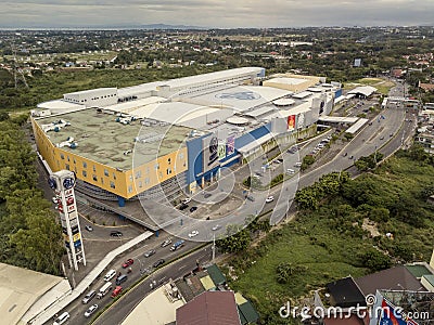 Dasmarinas, Cavite, Philippines - Aerial of SM Dasmarinas, a major mall in the city Editorial Stock Photo