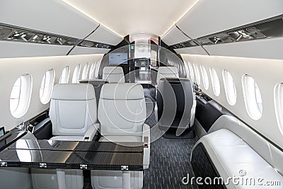 Dassault Falcon 5X business jet Editorial Stock Photo