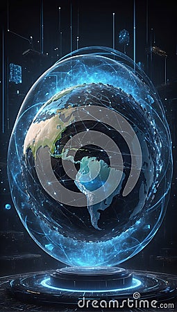 Data Alchemy: QuantumQuotient's Transformative Power. AI generate Stock Photo