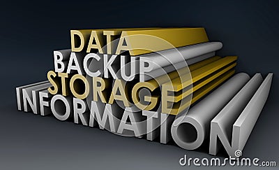 Data Backup Stock Photo