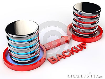 Data Backup Stock Photo