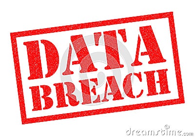 DATA BREACH Stock Photo