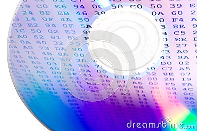 Data CD Stock Photo