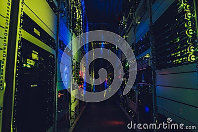 Data centre interface Stock Photo