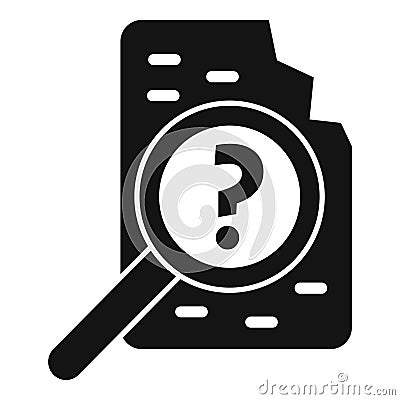 Data cipher icon simple vector. Encryption protection Vector Illustration