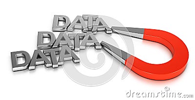 Data Collection Concept Cartoon Illustration