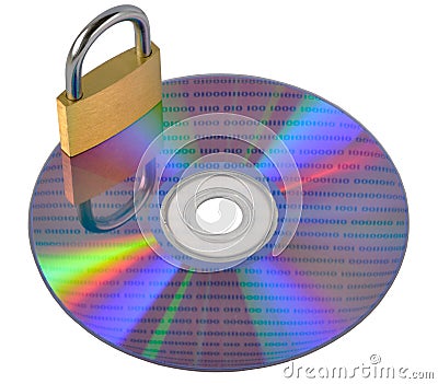 Data encryption Stock Photo