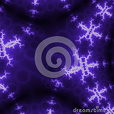 Data flow wave in abstract style on purple background. Multithreading technology bigdata twisting innovation background Stock Photo