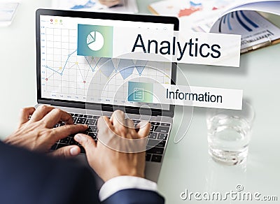 Data Information Analytics Perfomance Concept Stock Photo