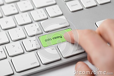 Data mining Stock Photo