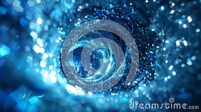 The data mining process is akin to a team of miners exploring a seemingly endless maze of digital tunnels searching for Stock Photo