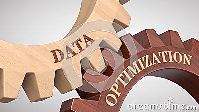Data optimization concept Stock Photo