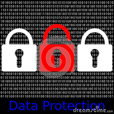 Data Protection Vector Illustration
