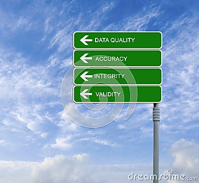 Data Quality Stock Photo