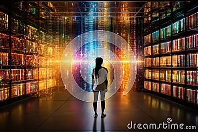 Data Science. Computing, Analyzing and Visualizing Big Data for AI, ML and Business Analytics Stock Photo