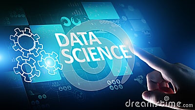 Data science and deep learning. Artificial intelligence, Analysis. Internet and modern technology concept. Stock Photo
