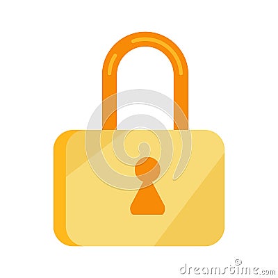 Data Storage Sign Symbol Icon. Lock . Padlock Vector Illustration