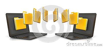 Data Transfer Stock Photo