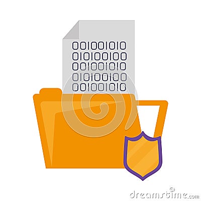 database backup design Vector Illustration