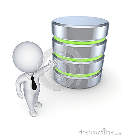 Database concept. Stock Photo