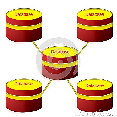Database Replication Stock Photo