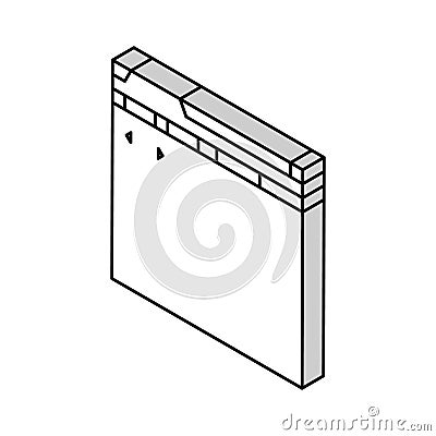 database scripts isometric icon vector illustration Vector Illustration