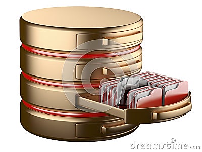 Database storage concept Stock Photo